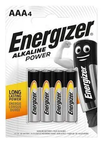 Battéria, AAA (mikrotužková), 4 ks, ENERGIZER Alkaline Power